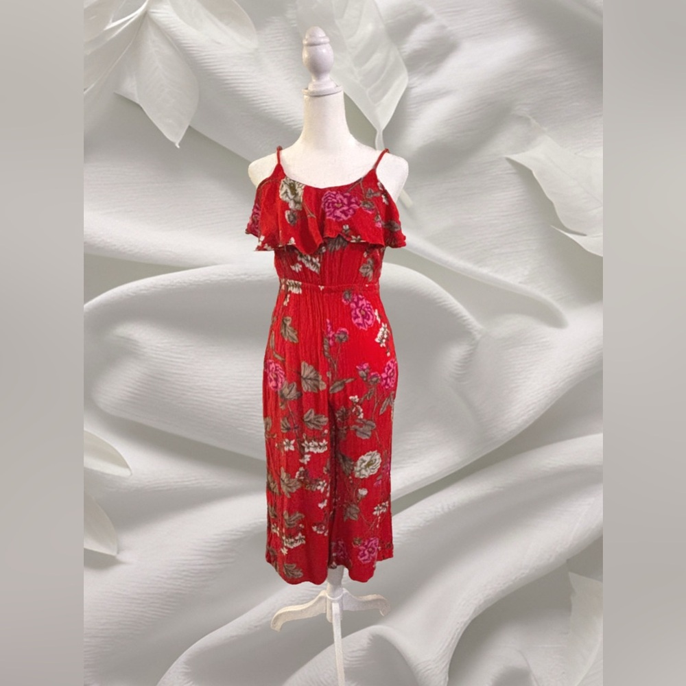 Small red floral jumper
